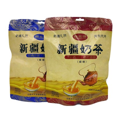 新疆奶茶400g/袋 疆晟缘民族风味原味/咸味速溶代餐奶茶批发代发