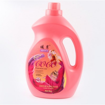 暖月COCO香水洗衣液5L*4 瓶装家庭衣物清洁液浪漫花香洗衣液40斤