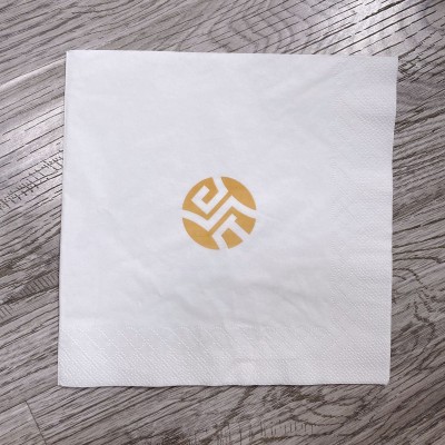 400纸巾可印logo牛排饭店纸巾酒店专用方巾纸餐巾纸广告商用纸巾